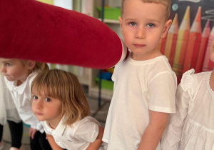 Już od dzisiaj przyrzekamy, że przedszkole pokochamy! Pasowanie na przedszkolaka w grupie I