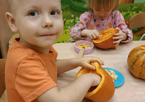 W krainie dyni – jesienna przygoda trzylatków