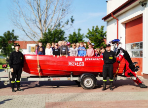 Wycieczka gr. XII do Jednostki Ratowniczo - Gaśniczej nr 2 Państwowej Straży Pożarnej w Koninie