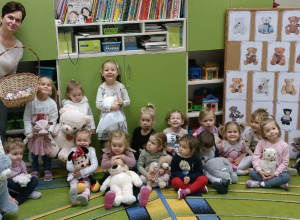 Odwiedził nas Miś! Dzień Misia w grupie I