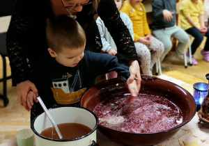 Andrzejkowa magia światła w grupie I