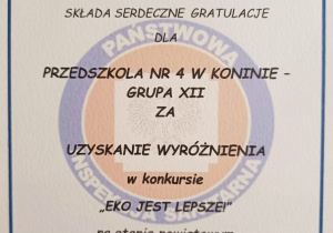 "Skąd się biorą produkty ekologiczne?"- program edukacyjny w gr. XII