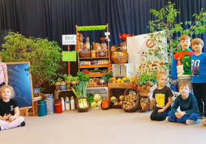 "Skąd się biorą produkty ekologiczne?"- program edukacyjny w gr. XII