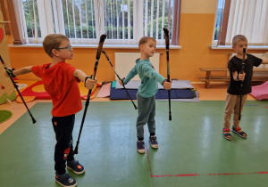 Nordic Walking - pierwszy trening w grupie sześciolatków ( gr. X )