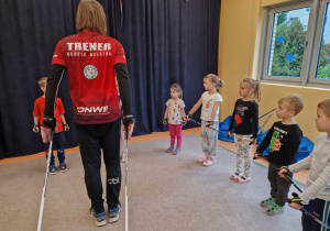 Nordic Walking - pierwszy trening w grupie sześciolatków ( gr. X )