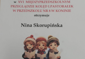 „ Była noc ….” – XVI Międzyprzedszkolny Przegląd Kolęd i Pastorałek