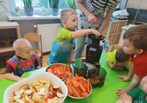 Projekt edukacyjny „WIOSENNIE, ZDROWO, WARZYWNIE, OWOCOWO” w GR XII