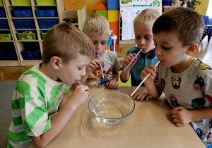 "Czyste powietrze wokól nas"- realizacja programu edukacyjnego w grupie V