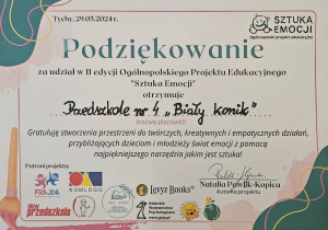 Ogólnopolski Projekt Edukacyjny „Sztuka emocji”