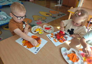 „Zmysłami poznajemy jesień"- projekt edukacyjny w gr. I