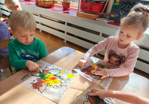 „Zmysłami poznajemy jesień"- projekt edukacyjny w gr. I