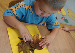 „Zmysłami poznajemy jesień"- projekt edukacyjny w gr. I