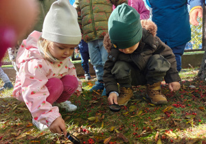 „Zmysłami poznajemy jesień"- projekt edukacyjny w gr. I