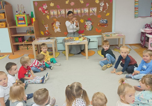„Zmysłami poznajemy jesień"- projekt edukacyjny w gr. I