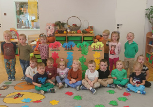 „Zmysłami poznajemy jesień"- projekt edukacyjny w gr. I