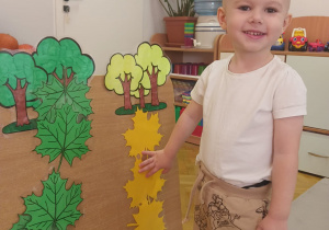 „Zmysłami poznajemy jesień"- projekt edukacyjny w gr. I