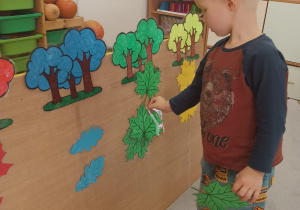 „Zmysłami poznajemy jesień"- projekt edukacyjny w gr. I