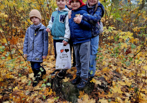 „Jesień jest piękna”- wycieczka do parku- grupa VI