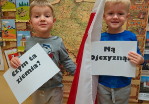 „Bo ja jestem Polak mały" - zajęcia patriotyczne grupy I w przedszkolnym Mini Muzeum „Na szlaku historii"