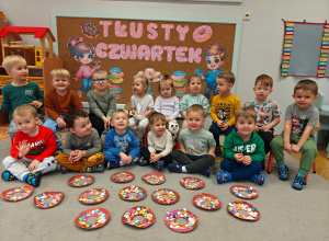 „Mój pączusiu, mój słodziutki…”- czyli Tłusty Czwartek w grupie I