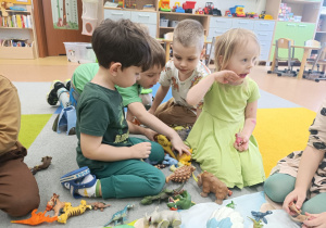 "W prehistorycznym świecie..."- zajęcia edukacyjne w gr. XII