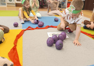 "W prehistorycznym świecie..."- zajęcia edukacyjne w gr. XII