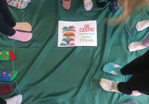 Dzień kolorowej skarpetki w gr II