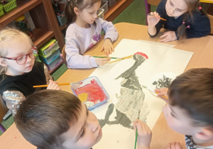 Projekt edukacyjny pt. "Kolorowa wiosna" w grupie II