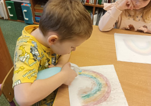 Projekt edukacyjny pt. "Kolorowa wiosna" w grupie II