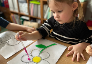 Projekt edukacyjny pt. "Kolorowa wiosna" w grupie II
