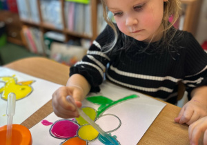 Projekt edukacyjny pt. "Kolorowa wiosna" w grupie II