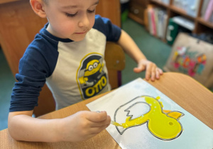 Projekt edukacyjny pt. "Kolorowa wiosna" w grupie II
