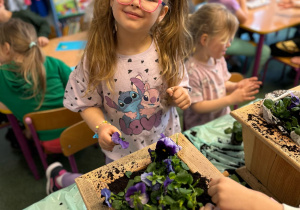 Projekt edukacyjny pt. "Kolorowa wiosna" w grupie II