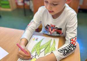 Projekt edukacyjny pt. "Kolorowa wiosna" w grupie II