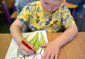Projekt edukacyjny pt. "Kolorowa wiosna" w grupie II