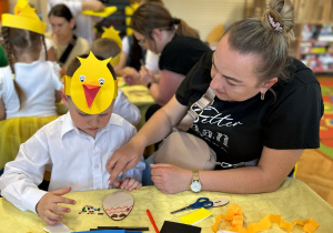 "Kolorowe pisanki"- Warsztaty wielkanocne grII