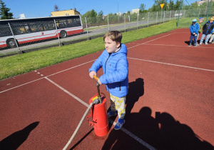 Grupa VII z wizytą w Komendzie Miejskiej Państwowej Straży Pożarnej w Koninie.