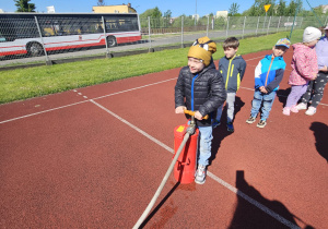 Grupa VII z wizytą w Komendzie Miejskiej Państwowej Straży Pożarnej w Koninie.