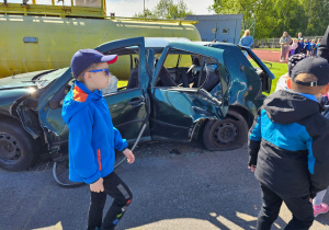 Kim jest strażak?- wycieczka gr. VI do Jednostki Ratowniczo- Gaśniczej nr 1 w Koninie