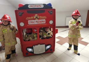 Wycieczka do sali edukacyjnej OGNIK PSP Konin- grupa VI