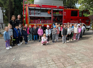 Strażak w przedszkolu - gr.II i V