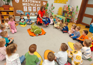 „Na ratunek Żabci!”- czyli spotkanie z Ratownikiem Medycznym w grupie I