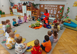 „Na ratunek Żabci!”- czyli spotkanie z Ratownikiem Medycznym w grupie I