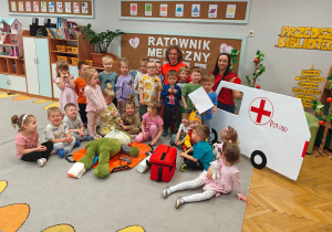 „Na ratunek Żabci!”- czyli spotkanie z Ratownikiem Medycznym w grupie I