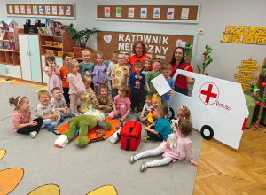 „Na ratunek Żabci!”- czyli spotkanie z Ratownikiem Medycznym w grupie I