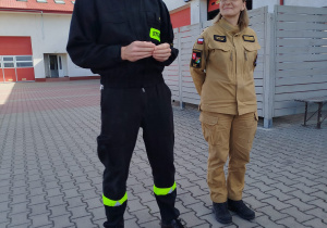 Wycieczka do sali edukacyjnej "OGNIK" Komendy Miejskiej Państwowej Straży Pożarnej w Koninie- gr. XII