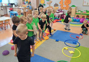 Sportowy Dzień Przedszkolaka w grupie IX