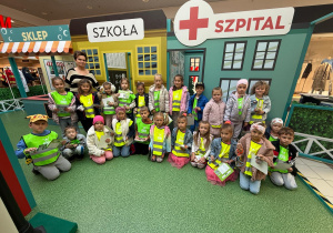 Przedszkolaki w Miasteczku Przedsiębiorczości