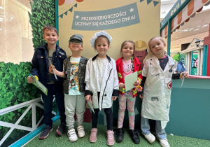 Przedszkolaki w Miasteczku Przedsiębiorczości