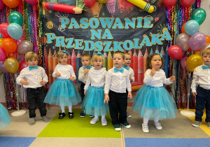 Pasowanie na Przedszkolaka w grupie IX